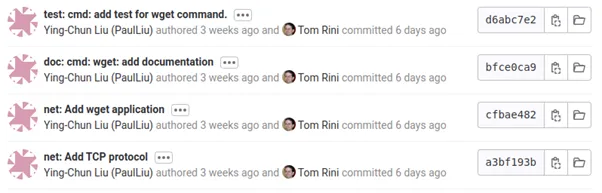 Commits-HTTP now supported