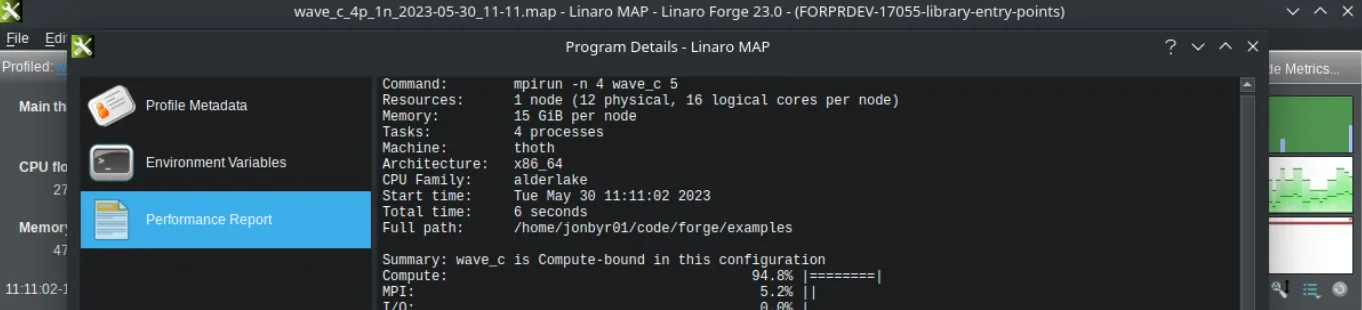 text version of linaro performance reports
